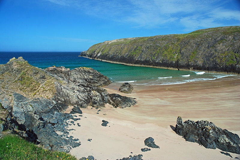 Sango Bay, Sutherland - Sea and sand