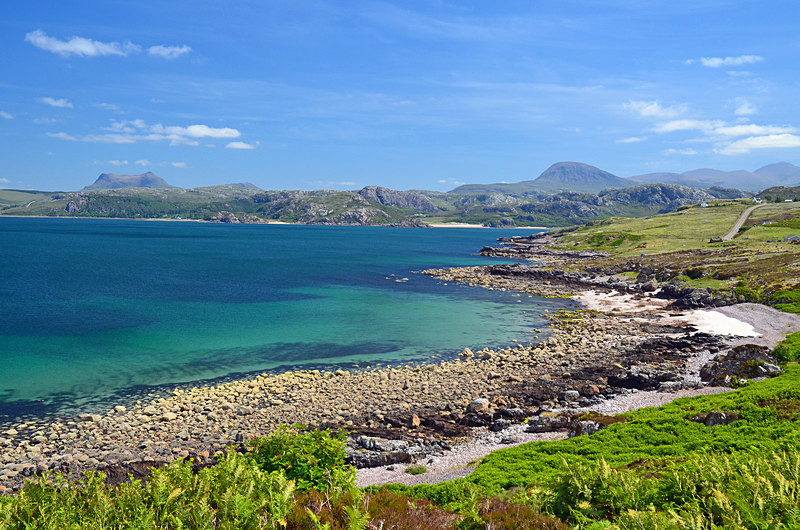 Gruinard Bay, Wester Ross - Sea and sand