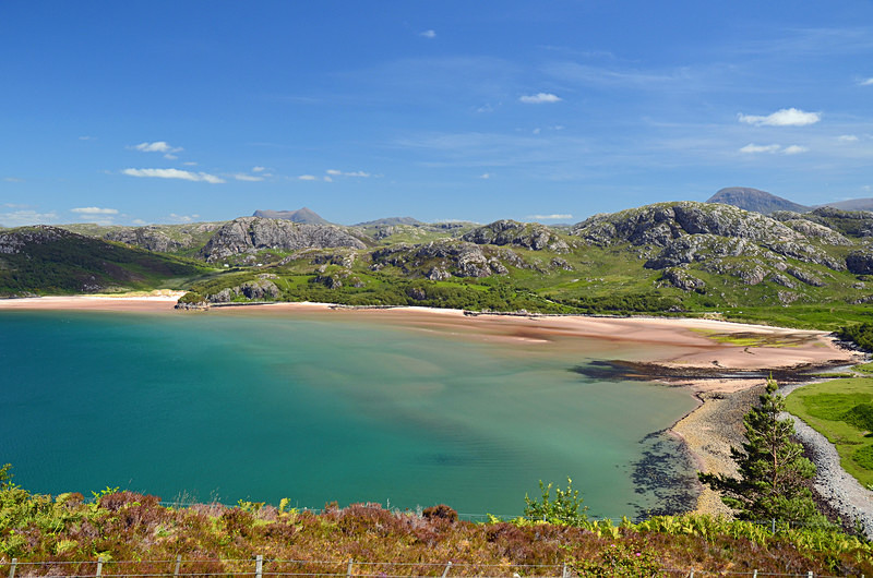 Gruinard Bay, Wester Ross - Sea and sand