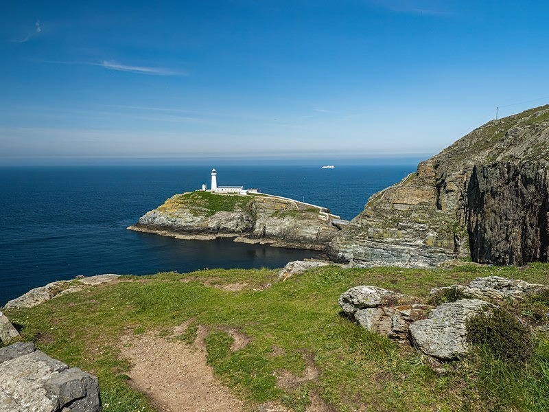 South Stack, Anglesey - Sea and sand