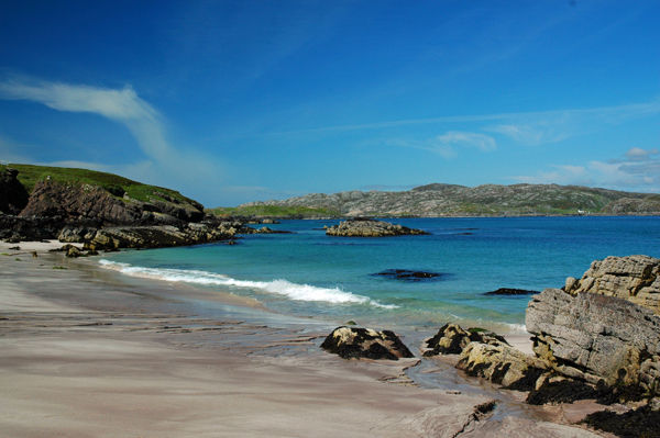 Handa Island, Sutherland - Sea and sand