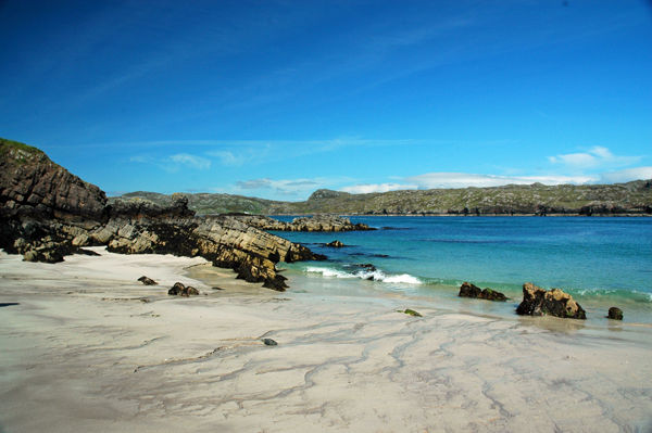 Handa Island, Sutherland - Sea and sand