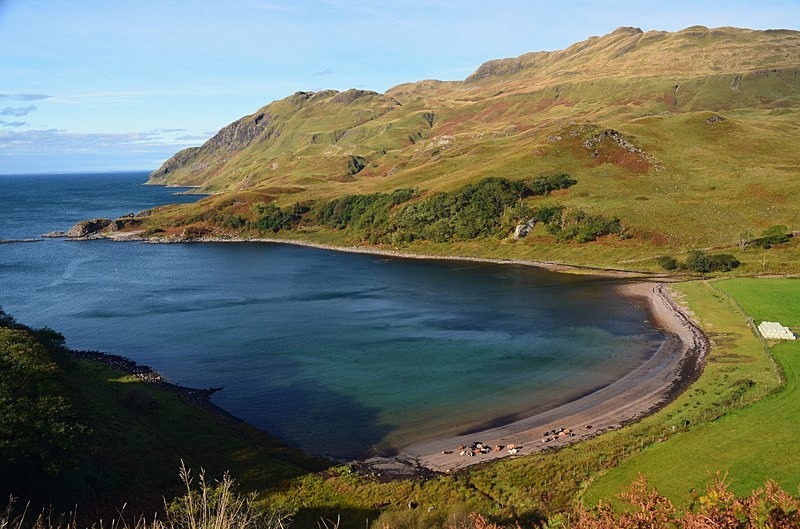 Camas nan Geall and Ben Hiant, Ardnamurchan, Highland - Sea and sand