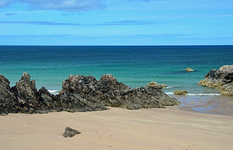 Sango Bay, Sutherland - Sea and sand