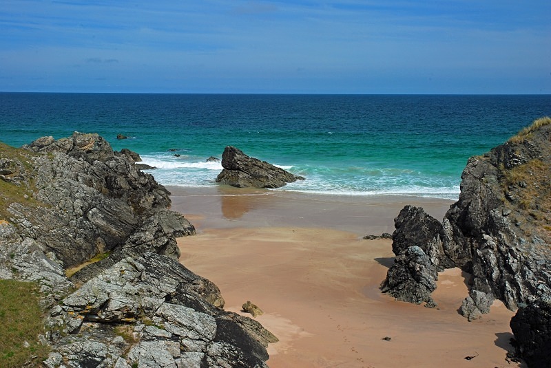 Sango Bay, Sutherland - Sea and sand