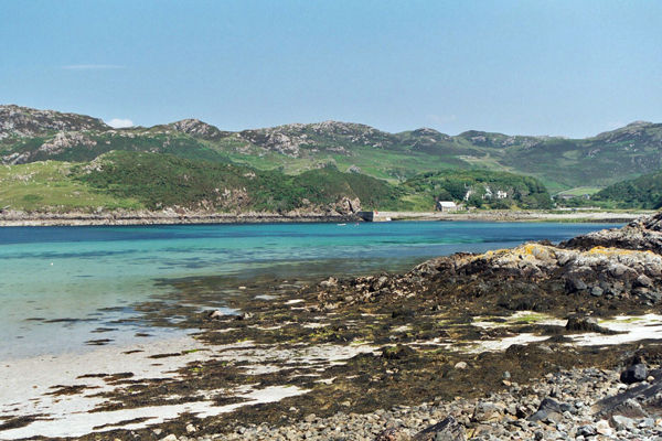Scourie Bay, Sutherland - Sea and sand
