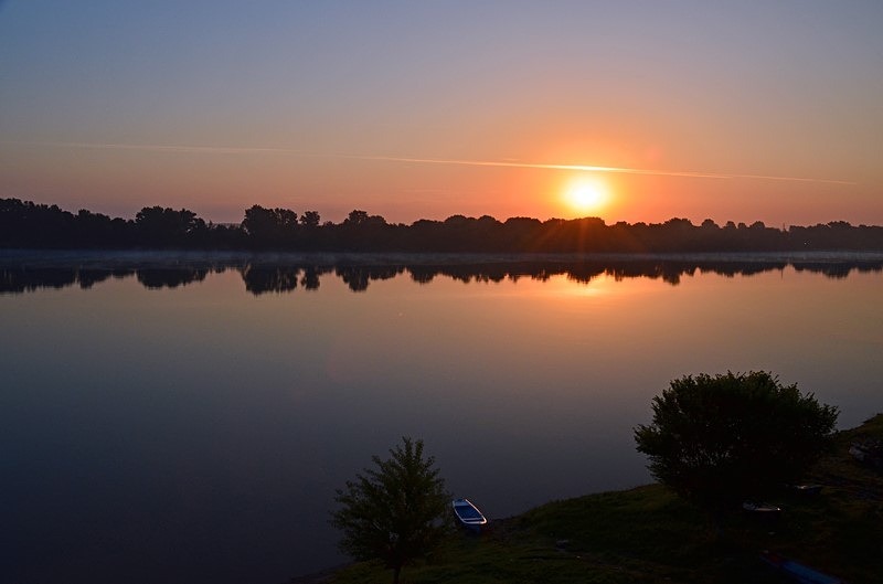River Danube and Belene Island, Pleven Province, Bulgaria - Bulgaria