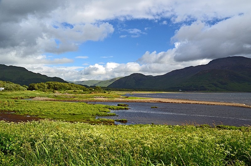Loch na Keal, Mull, Argyll - Sea and sand