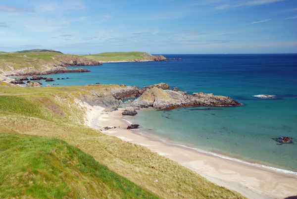 Sango Bay, Sutherland - Sea and sand
