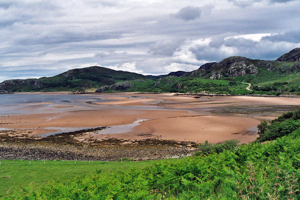 Gruinard Bay, Wester Ross - Sea and sand