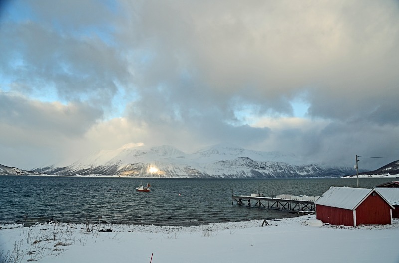 Ullsfjorden at Svensby, Troms, north Norway - North Norway - March 2012