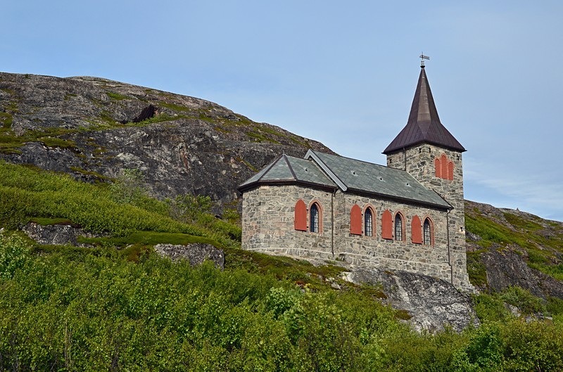 King Oscar II Chapel, Grense Jakobselv, Troms og Finnmark, Norway - North Norway