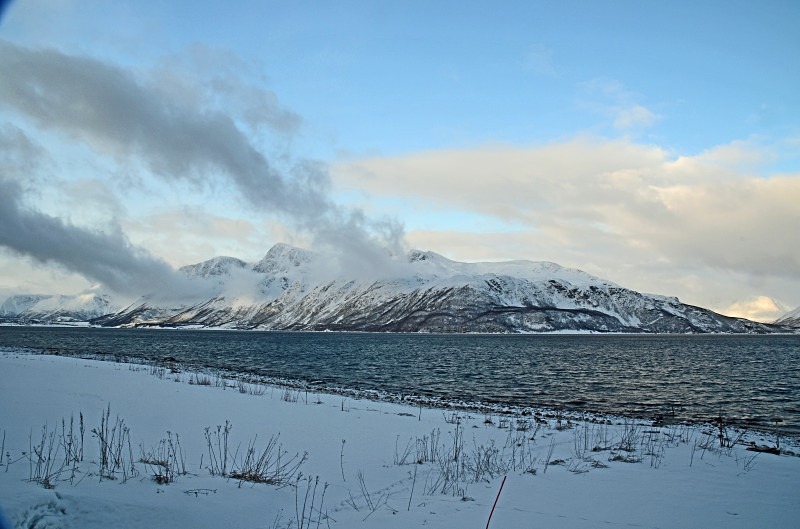Ullsfjorden at Svensby, Troms, north Norway - North Norway - March 2012