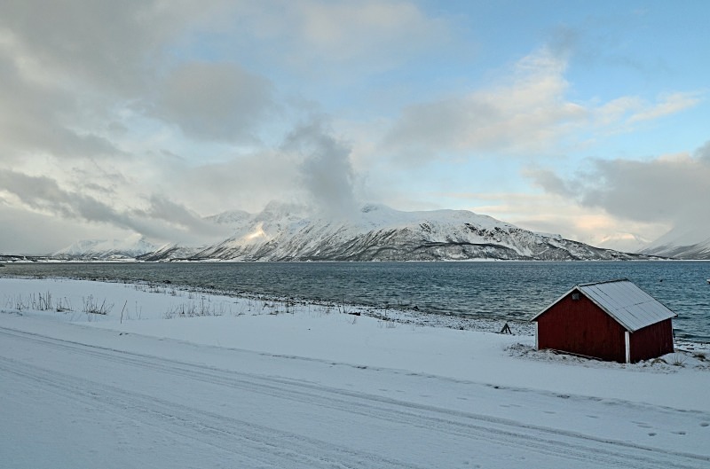 Ullsfjorden at Svensby, Troms, north Norway - North Norway - March 2012