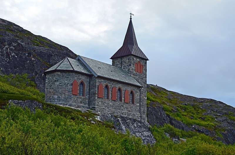 King Oscar II Chapel, Grense Jakobselv, Troms og Finnmark, Norway - North Norway