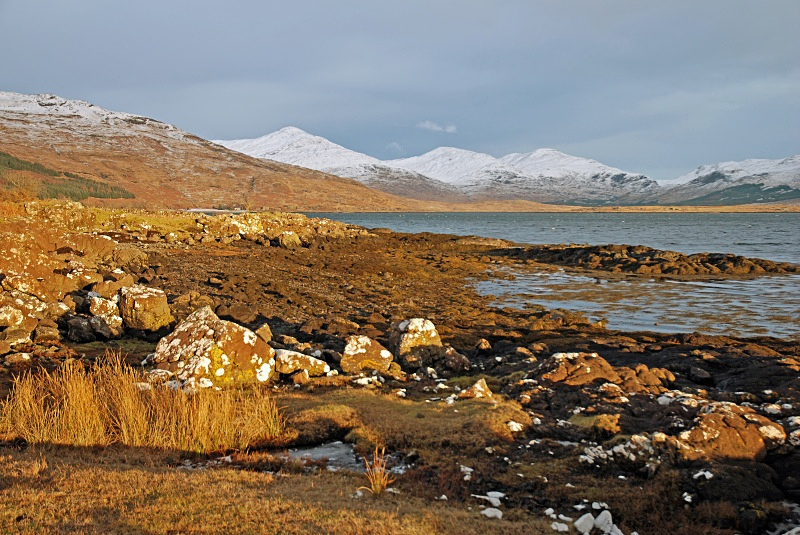 Loch Scridain, Mull, Argyll - Sea and sand