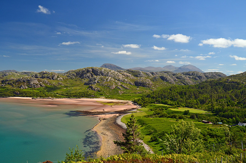 Gruinard Bay, Wester Ross - Sea and sand
