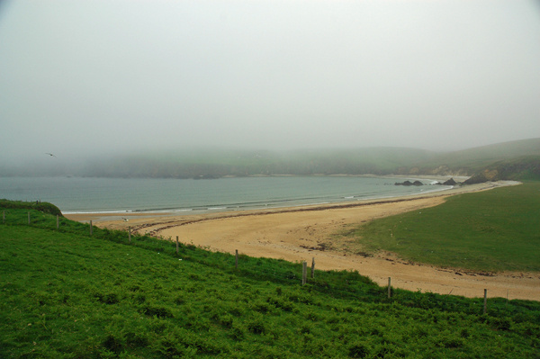 Burra Firth, Unst, Shetland - Sea and sand