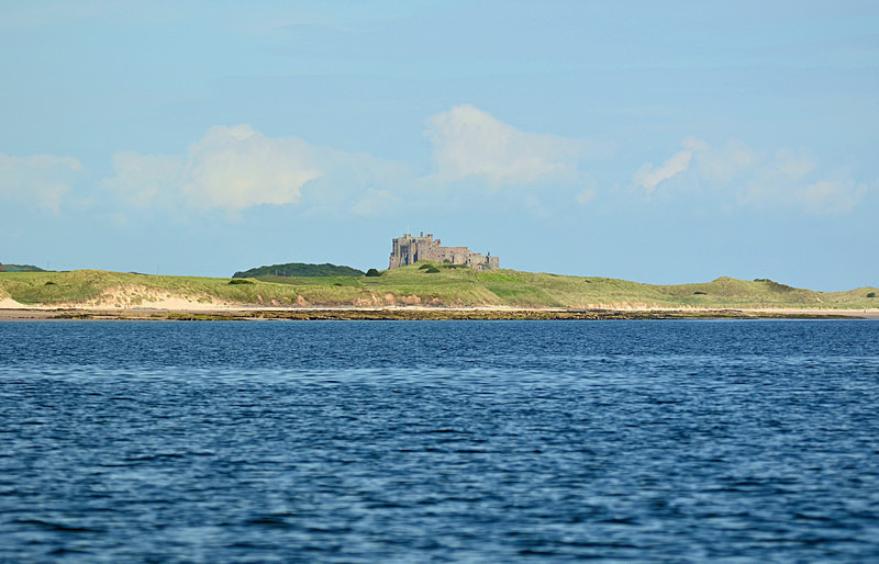 Bamburgh Castle, Northumberland - Sea and sand