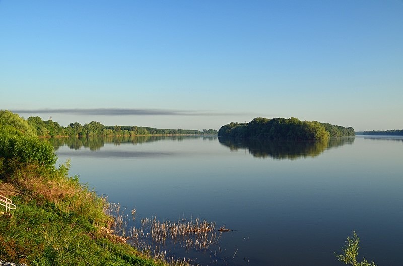 River Danube and Belene Island, Pleven Province, Bulgaria - Bulgaria