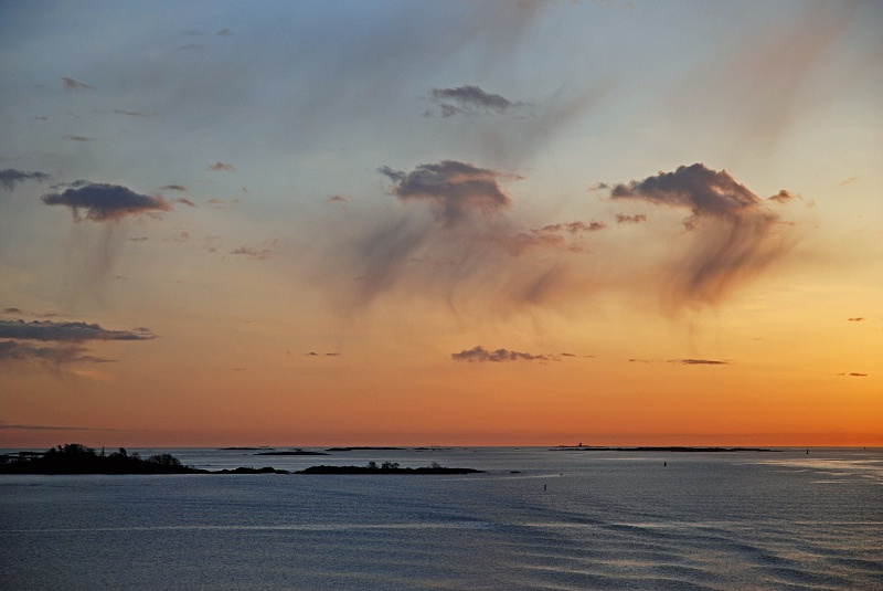 Sunrise over the Baltic Sea (Helsinki to Stockholm) - Finland
