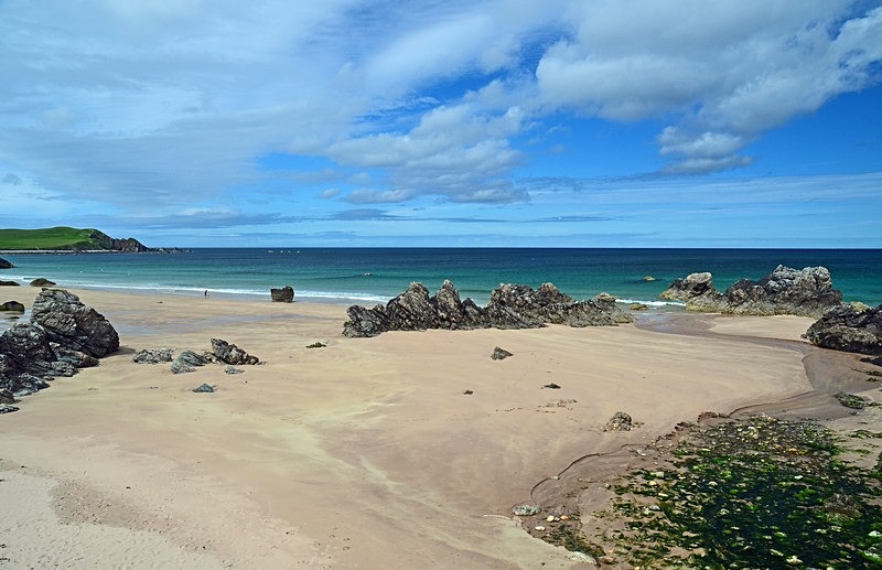 Sango Bay, Sutherland - Sea and sand