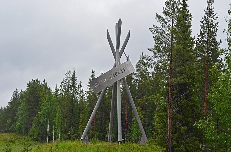 Arctic Circle near Kemijärvi, Lappi, Finland - North Finland - part 2