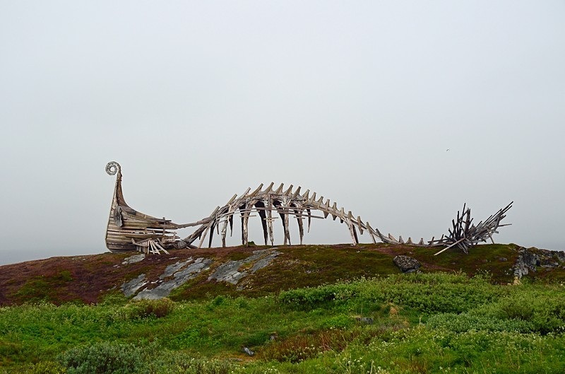 “Drakkar”, Skagen, near Vardø, Troms og Finnmark, Norway - North Norway