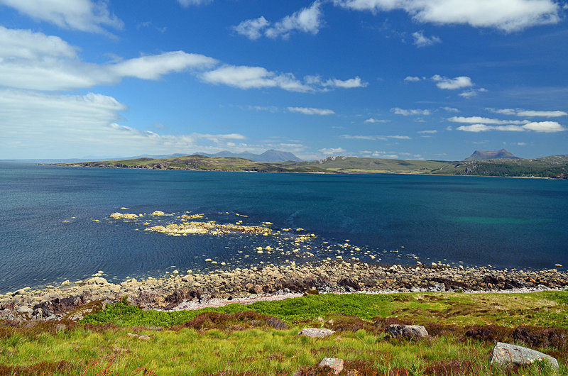 Gruinard Bay, Wester Ross - Sea and sand