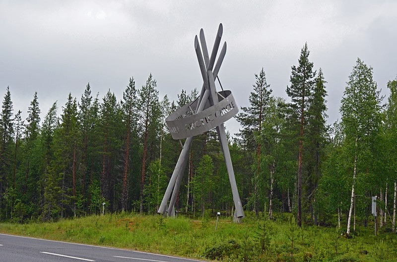 Arctic Circle near Kemijärvi, Lappi, Finland - North Finland - part 2