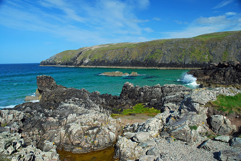Sango Bay, Sutherland - Sea and sand