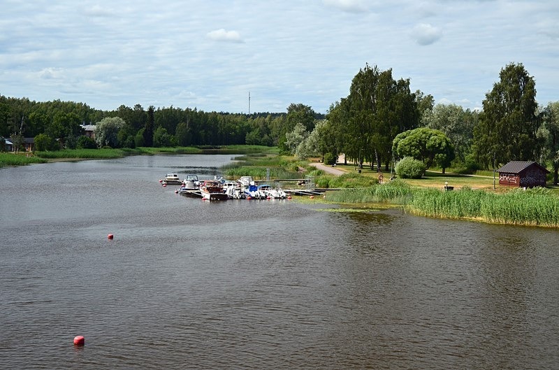 Porvoonjoki river at Porvoo, Uusimaa, Finland - Helsinki and Porvoo, Finland