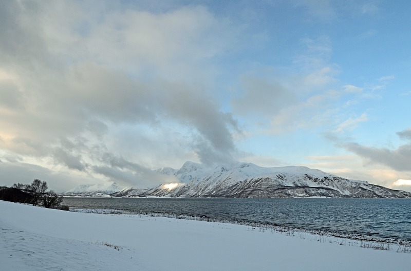 Ullsfjorden at Svensby, Troms, north Norway - North Norway - March 2012