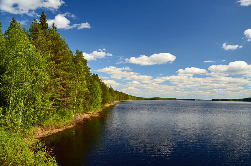 Kajaani to Kuhmo, Kainuu, Finland - North east Finland