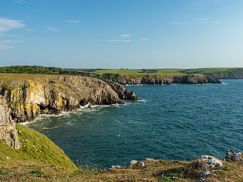 Barafundle Bay, Pembrokeshire - Sea and sand