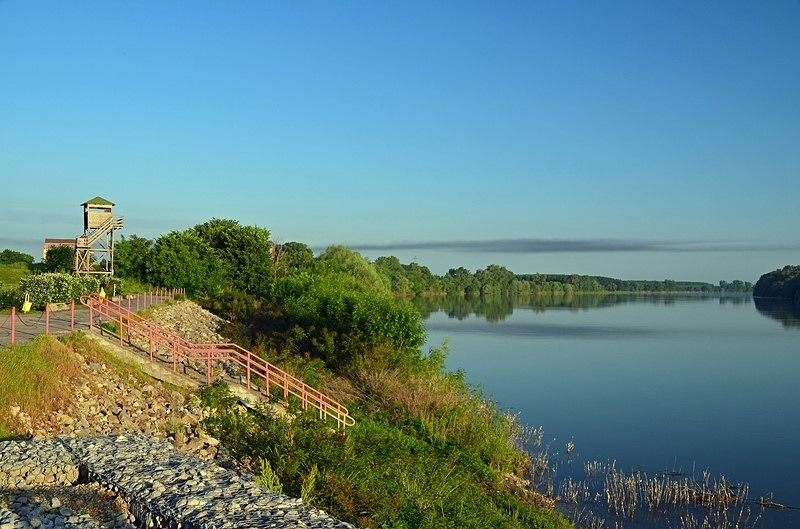 River Danube and Belene Island, Pleven Province, Bulgaria - Bulgaria
