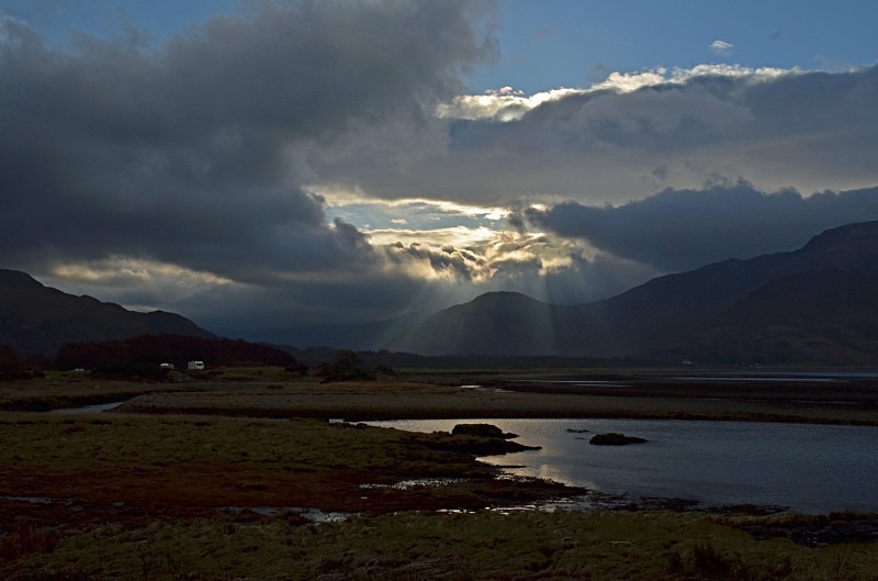 Loch na Keal, Mull, Argyll - Sea and sand