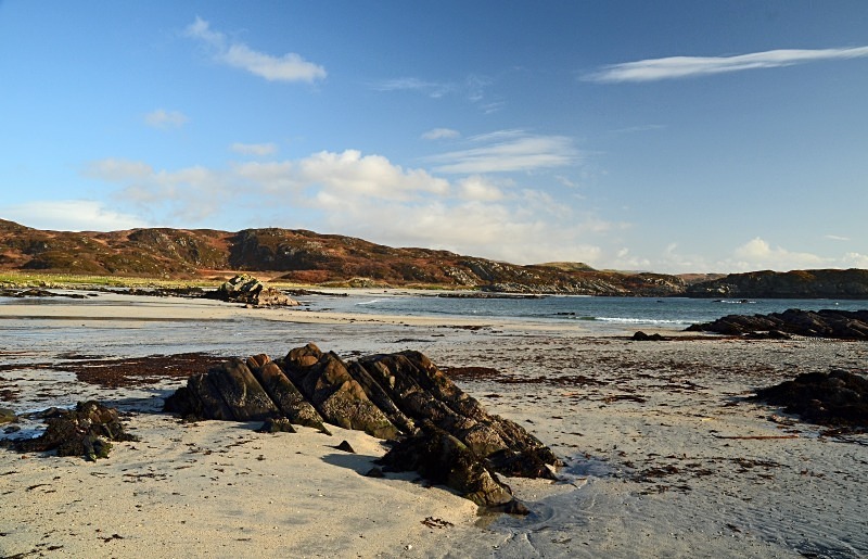 Port Uisken, Mull, Argyll - Sea and sand