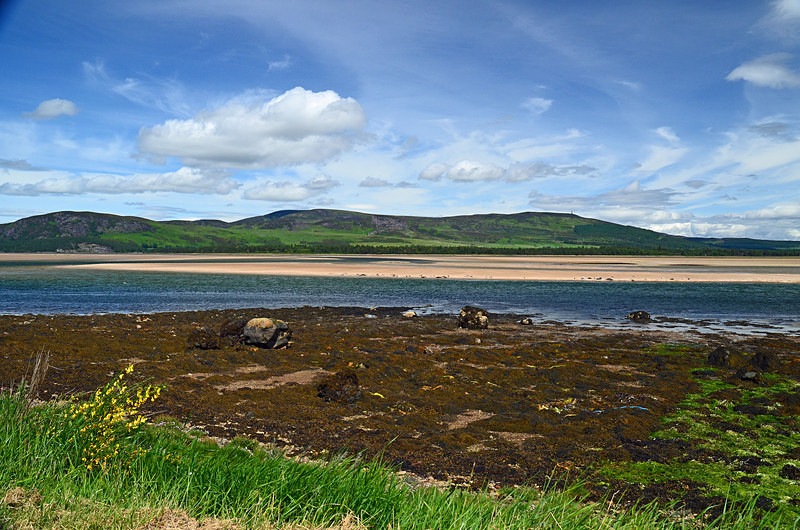 Loch Fleet, Highland - Sea and sand