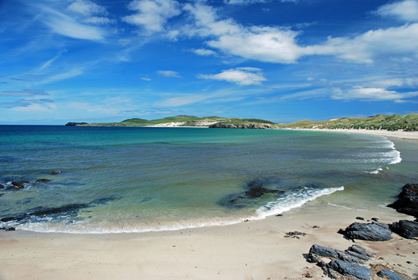 Balnakeil Bay, Sutherland - Sea and sand