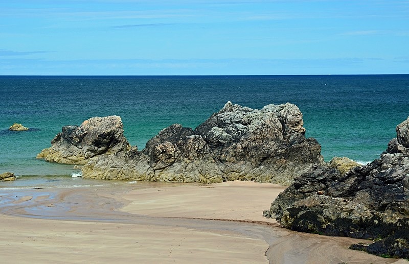 Sango Bay, Sutherland - Sea and sand