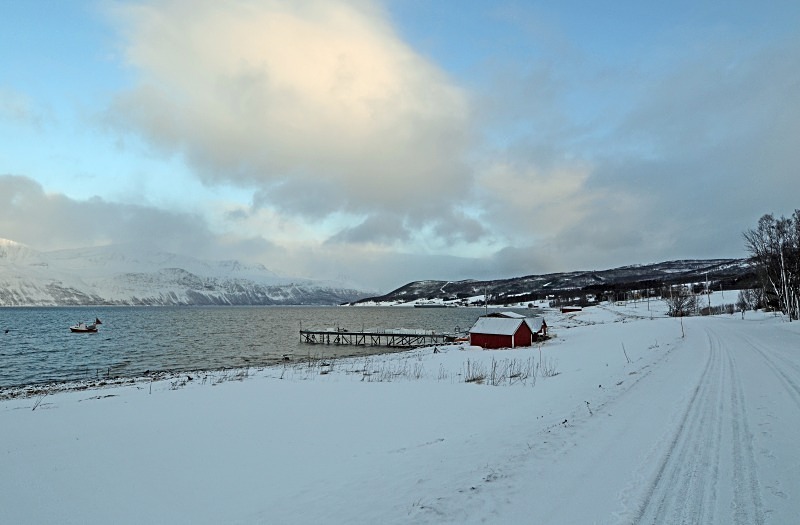Ullsfjorden at Svensby, Troms, north Norway - North Norway - March 2012
