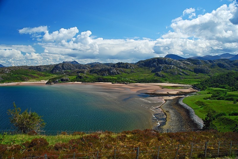 Gruinard Bay, Wester Ross - Sea and sand