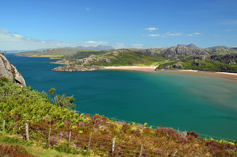 Gruinard Bay, Wester Ross - Sea and sand