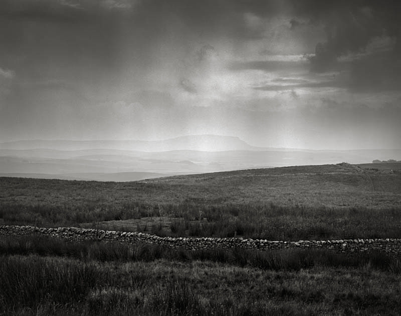 Distant Rain Storm,Ribblesdale Valley - Landscapes