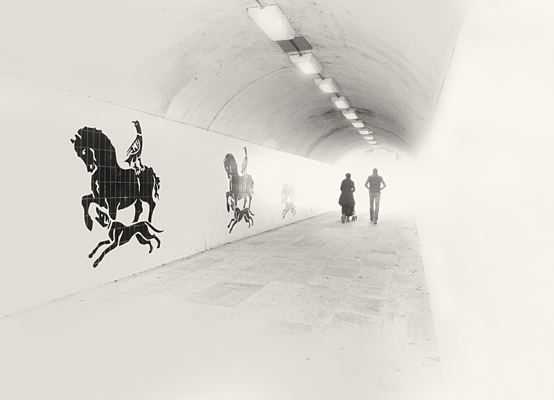 Into the Light Leeds Tunnel - Abstract & Still Life