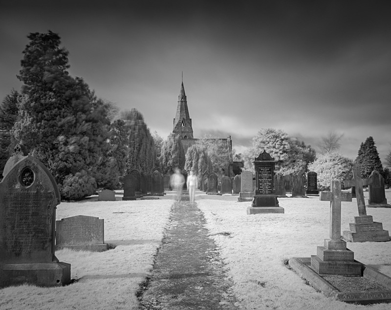 Otley Cemetery in Infrared #2 - Infrared