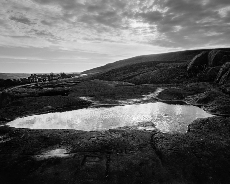 Pool of Water on 'The Cow' Ilkley - Landscapes