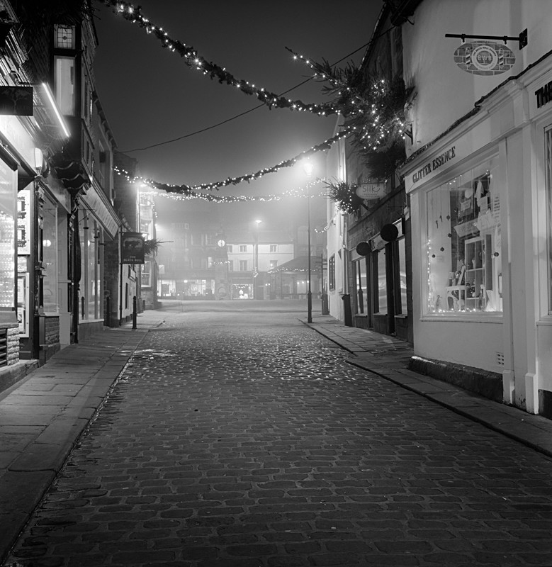 Market Street, Otley, Medium Format (square format) - Otley and Ilkley at Night