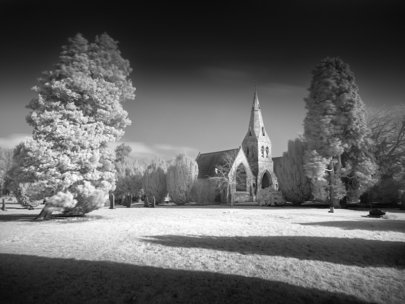Otley Cemetery in Infrared #3 - Infrared
